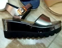 Charger l'image dans la galerie, Fashion Sandales Compensées pour Femmes